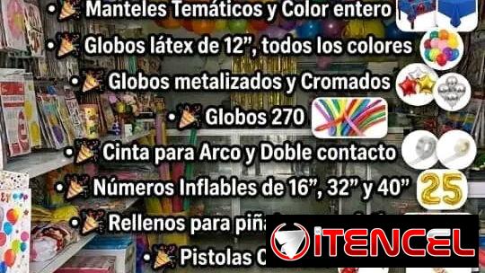 Articulos de cumpleaños y set decorativos completos
