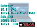 LAPTOP 🎁NUEVA🎁📦CAJA, Gateway (GWTN156-7BL), 15.6″ FHD IPS, Intel Core i3-1115G4, 8GB RAM, 256GB SSD, 7Horas
