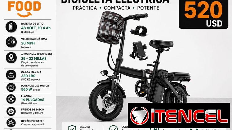 🔥🔥🔥Bicicleta eléctrica plegable