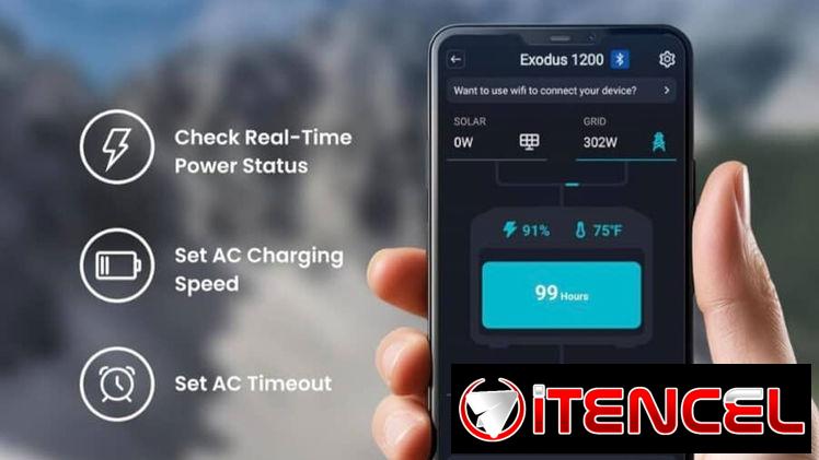 ESTACIÓN DE ENERGÍA  OUPES EXODUS 1200 🔋 Capacidad de batería LiFePO4: 992Wh ⚡ Potencia de salida: 1200W. Pico: 3600W