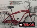 Bicicletas medida 26 de paseo Niágara para hombre con parrilla y canasta nuevas en su caja en roja,azul y negra