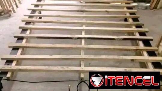 CAMA DE TUBOS CON BASTIDOR