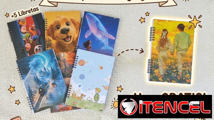 Libretas, Lleve una gratis por la compra de 5 o mas