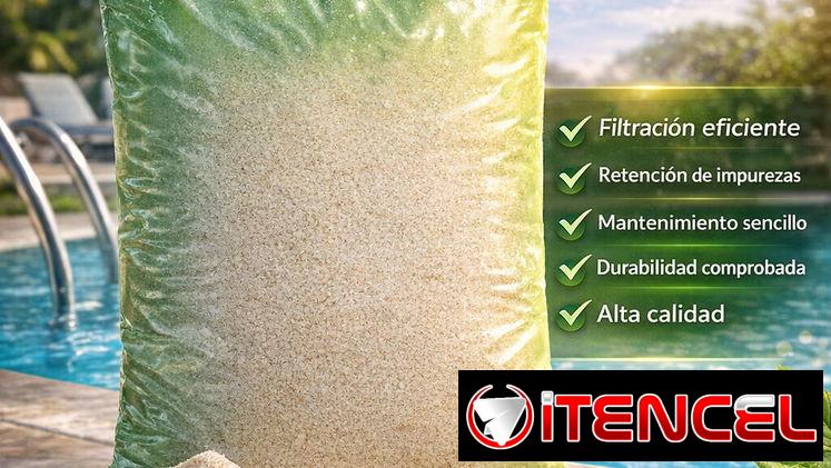 Arena Sílice para el filtro, sacos de 25 kg.