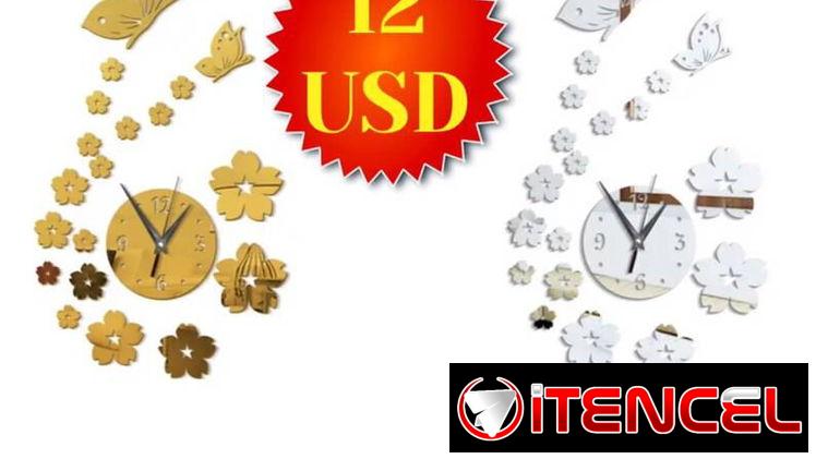 Relojes de pared 2D y 3D