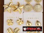 ✨ ¡Nuevos! Aretes de Moda: Aros y Diseños Exclusivos en Tono Dorado/Plateado ✨