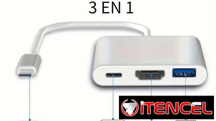 Adaptador multipuerto 3 en 1 | videojuegoshabana.com