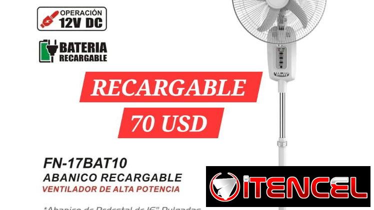 Ventilador Recargable de Pedestal SANKEY