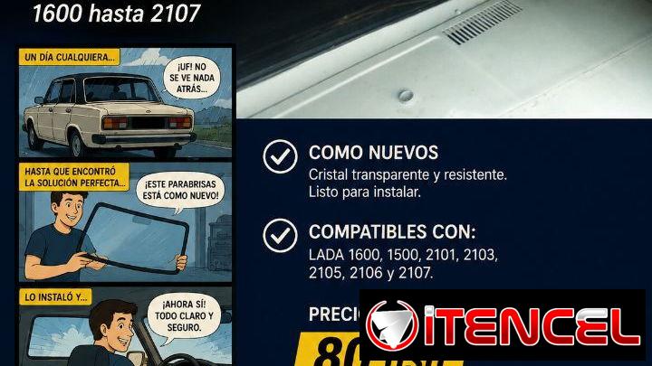 Parabrisas Trasero de Lada