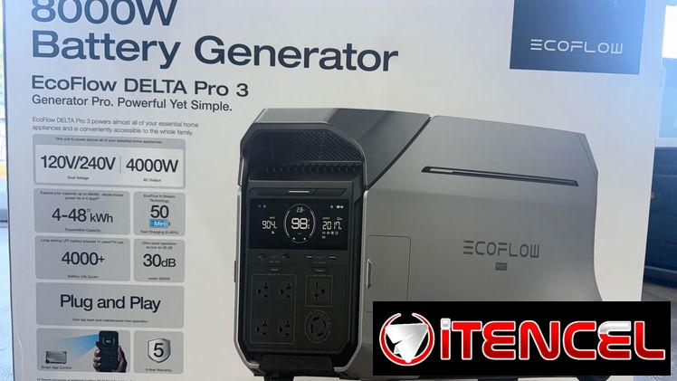 ECOFLOW Delta 3 pro de 8000w