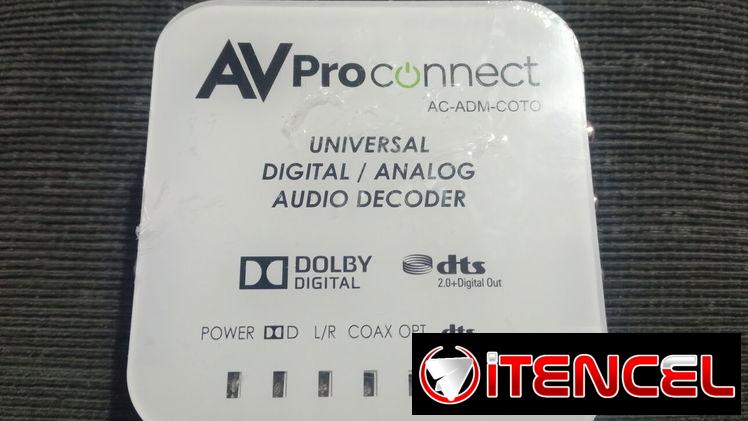 Adaptador digital a rca y rca a dígital es bidireccional