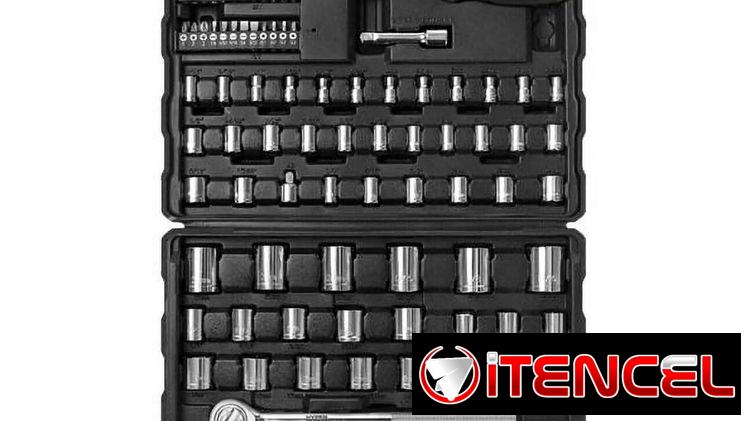 Hyper Tough Conjunto de Enchufes de 107 Piezas (1/4, 3/8 y 1/2 pulgadas)