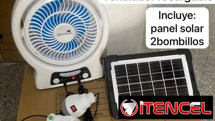 Ventilador Recargable con Radio
