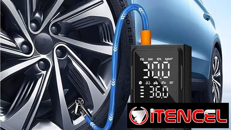 Compresor portatil para inflar gomas carro moto bicicleta hasta 150 libras de presion nuevo sellado en caja-35usd