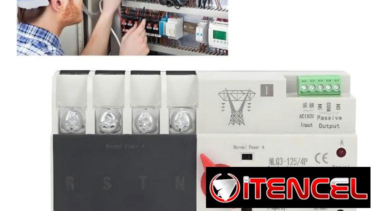 Interruptor Transfeiencia Automática 4 polos doble potencia