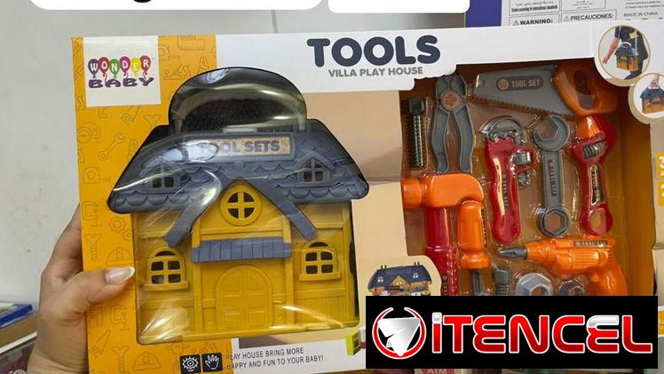 Set de peluquería y de herramientas para niños