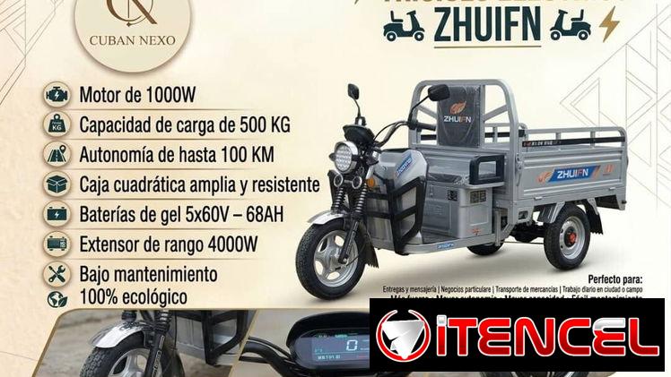 ⚡🛺 TRICICLO ELÉCTRICO ZHUIFN 🛺⚡