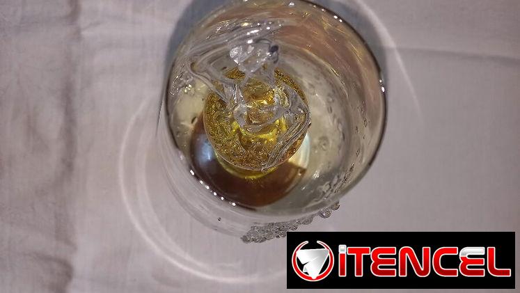 Copa de cristal soplado con bailarina Vintage Siglo pasado