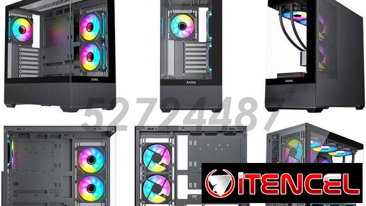 ✅✅52724487 – Chasis Gaming Semi panorámico SAMA SV-02 + 3 fanes ARGB✅✅