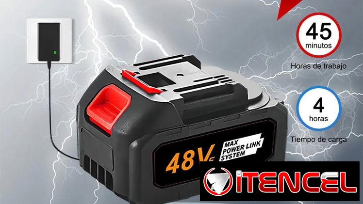 Hidrolavadora portátil con dos baterías de 48V
