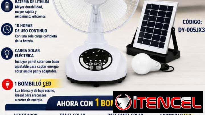 Ventiladores recargable