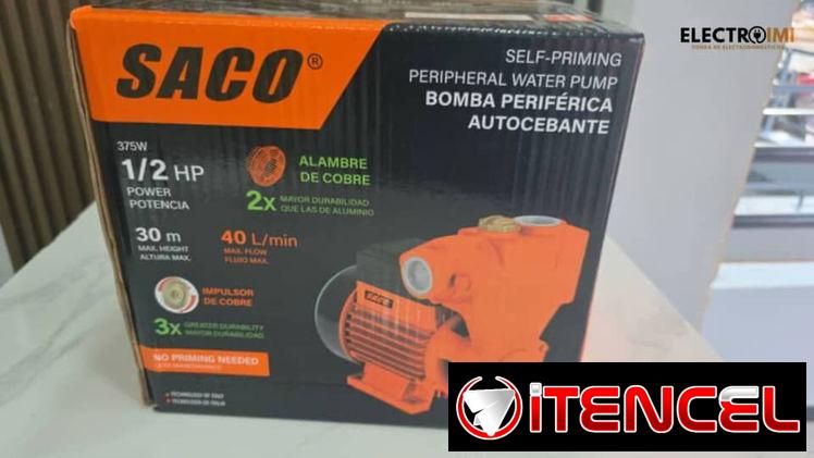BOMBA DE AGUA PERIFERICA AUTOSEBANTE SACO 1/2HP
