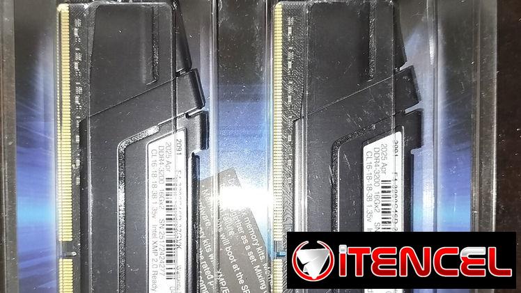 Memorias G.SKILL RipjawsV Series DDR4 RAM (XMP) 32 GB (2 x 16 GB) 3200MT/s
