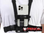 – Soporte para teléfono en el pecho con correa de arnés para Iphone y Android.
