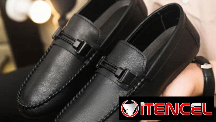Mocasines de hombre, color negro #43