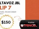 Bocina JBL Flip 7 Negra | videojuegoshabana.com