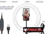 Ring Light LED de 10 pulgadas con soporte para teléfono y trípode | Creacion de Contenido | N… | videojuegoshabana.com