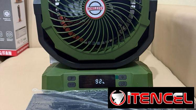 Venta de ventiladores recargable con paneles