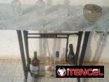 MINIBARES vintage con base de maquina de coser