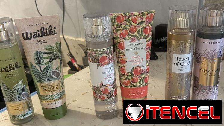 Combo de colonias y cremas bath and body work 30 usd. Las dos cosas