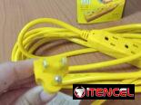 🚧 REGLETA ELECTRICA Q7 6 SALIDAS 110/120 V – 85 CM / EXTENSION ELÉCTRICA 15FT. CON MULTI TOMA-Q7 🚧