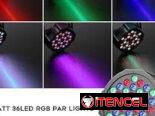 Luces de discotecas y máquinas de humo