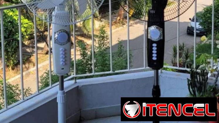 Ventiladores milexus recargables de 16 pulgadas
