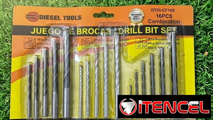 Set de barrenas combinado