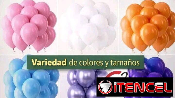 Globos en paquetes y sueltos
