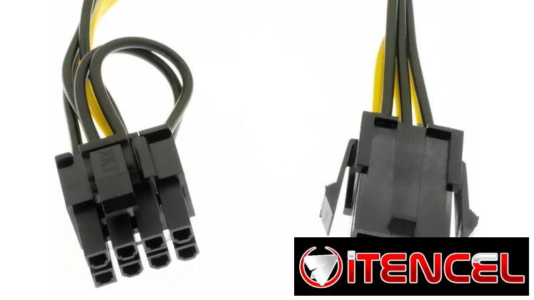 Adaptador GPU 6 a 8 Pines PCI-E Para Fuentes