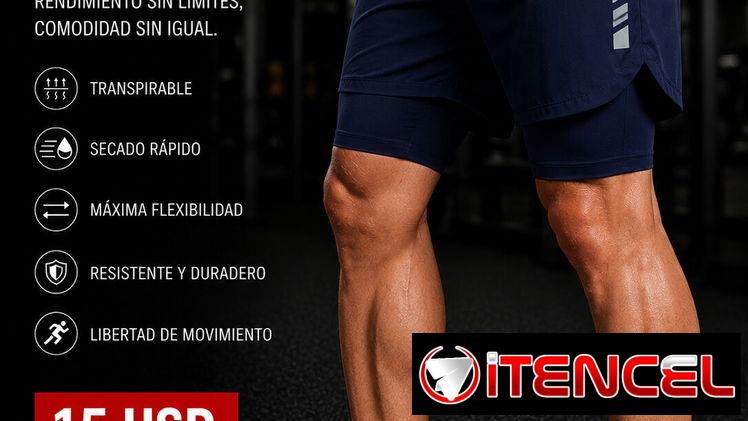Short con licra para hombre. Todas las tallas disponibles.