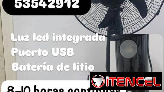Ventiladores recargables