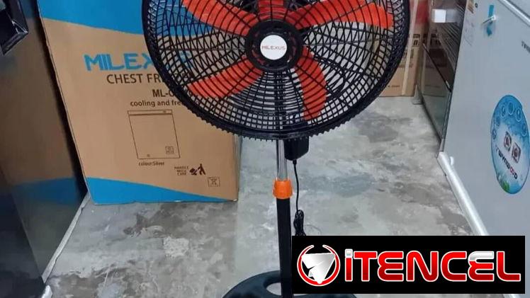 VENTILADOR PEDESTAL MILEXUS 18″.