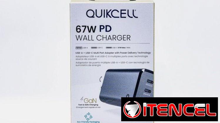 ⚡️ Cargador Quikcell 67W PD GaN – Nuevo