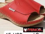 Tenis 2 modelos y sandalias rojas