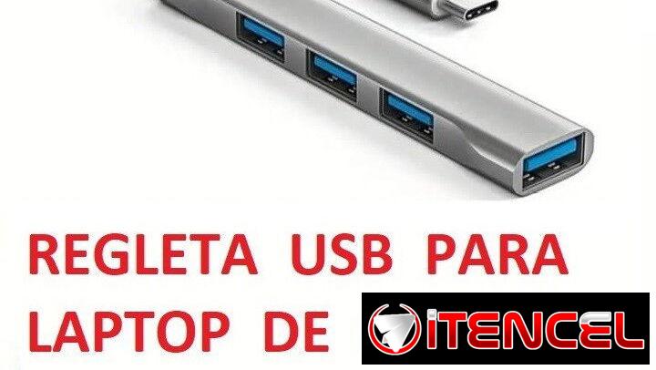 REGLETA DE CUATRO PUERTOS USB, SE CONECTAR POR PUERTO C