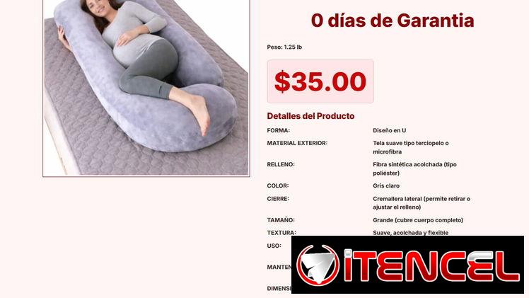 Estilo y comodidad tiene esta Almohada de cuerpo completo grande VPT#-0016
