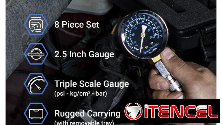 Kit Medidor de Compresión de Motor BlueDriver (8 piezas) 🚗🔧