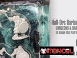 Half-Orc Barbarian / DUNGEONS & DRAGONS / 3D BLANK ROLE PLAY FIGURES