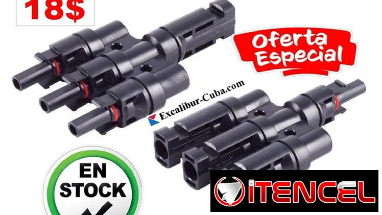 SOLAR PANEL TRIPLE CONEXIONES MC4 “T”